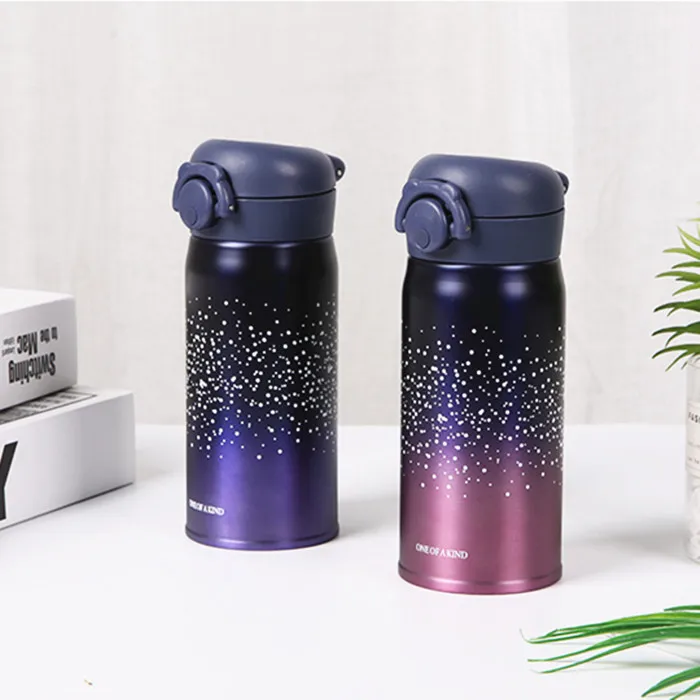 350 мл/500 мл звездное небо прыгающая крышка термос кружка нержавеющая сталь 304