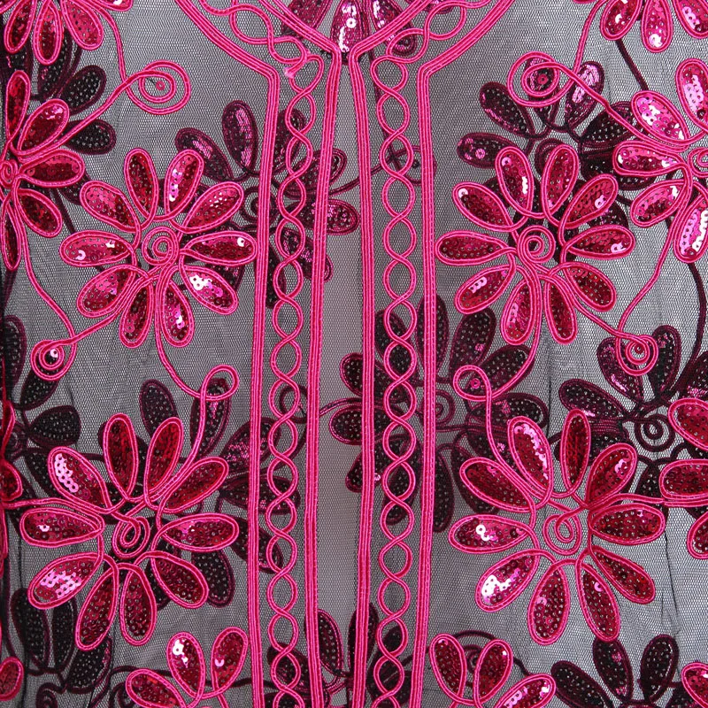 Куртка с вышивкой BLINGSTORY Женская Ажурная шаль блестками и цветами женская верхняя