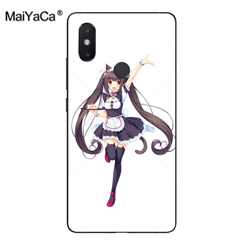 MaiYaCa аниме Неко и рисунком котика для девочек Kawaii мягкие ТПУ мобильный телефон