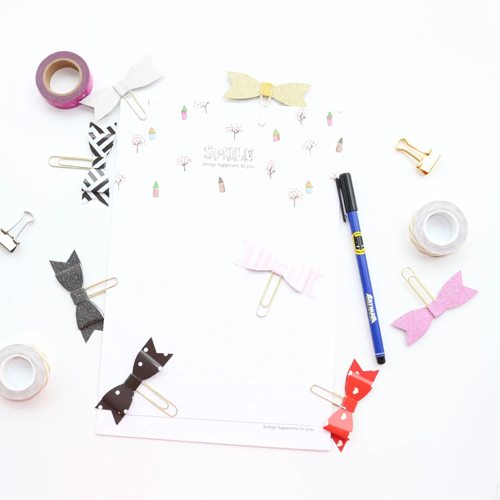 Domikee новый оригинальный галстук бабочка ручной работы набор канцелярских