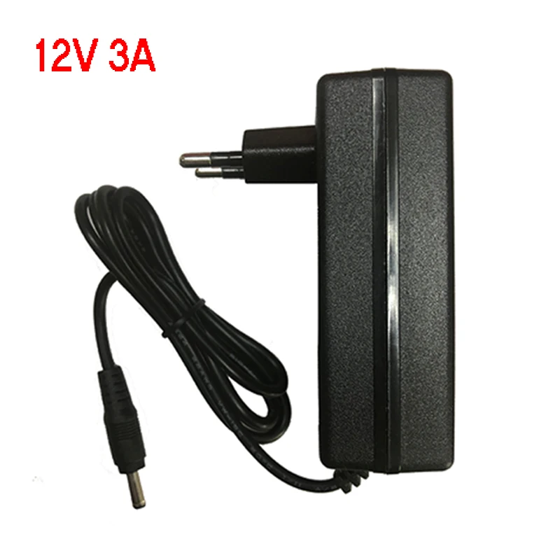 AC 100 240 В в DC 12 3A 3000mA адаптер питания зарядное устройство зарядный штепсельная