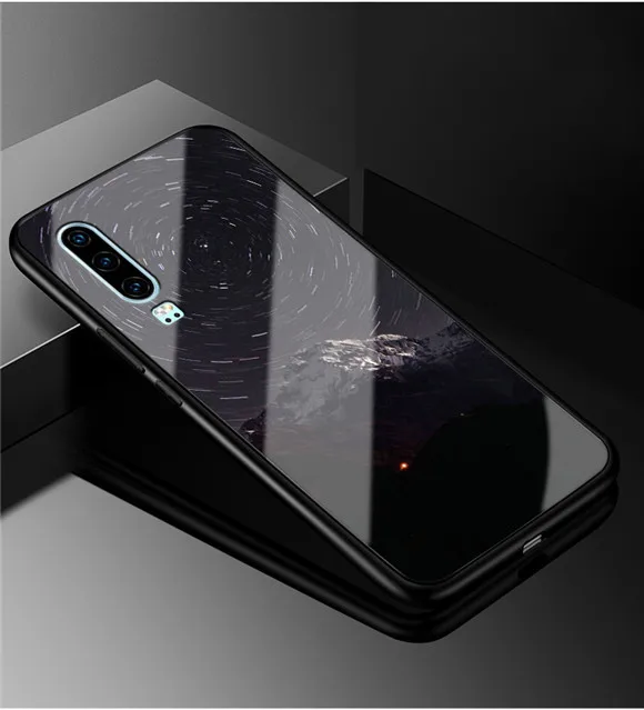 7 E для huawei P30 чехол P 30 стеклянный жесткий чехол для huawei P30 Pro Чехол P30Pro закаленный крутой модный для huawei P30 Lite P30Lite - Цвет: 7