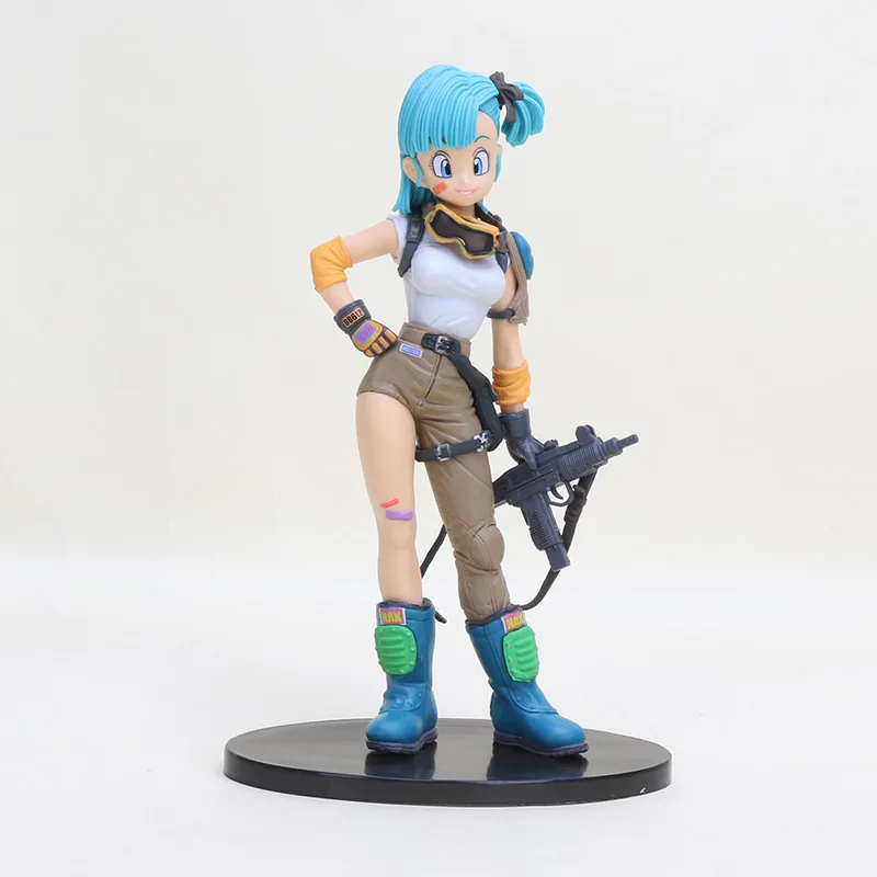 bag Dragonball bulma figura Dragon Ball Z скульптуры большой Bluma Супер saiyan gogeta broly vegeta ПВХ Фигурки Модель игрушки - Цвет: bag