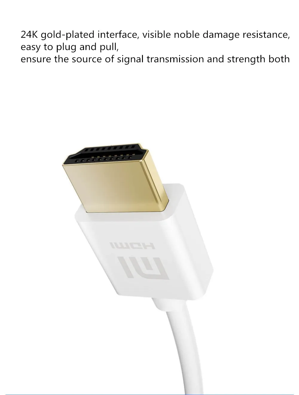 XIAOMI Высокоскоростной HDMI кабель позолоченный 4k 3D HDMI адаптер HD tv Splitter switcher для Apple tv Xbox компьютера