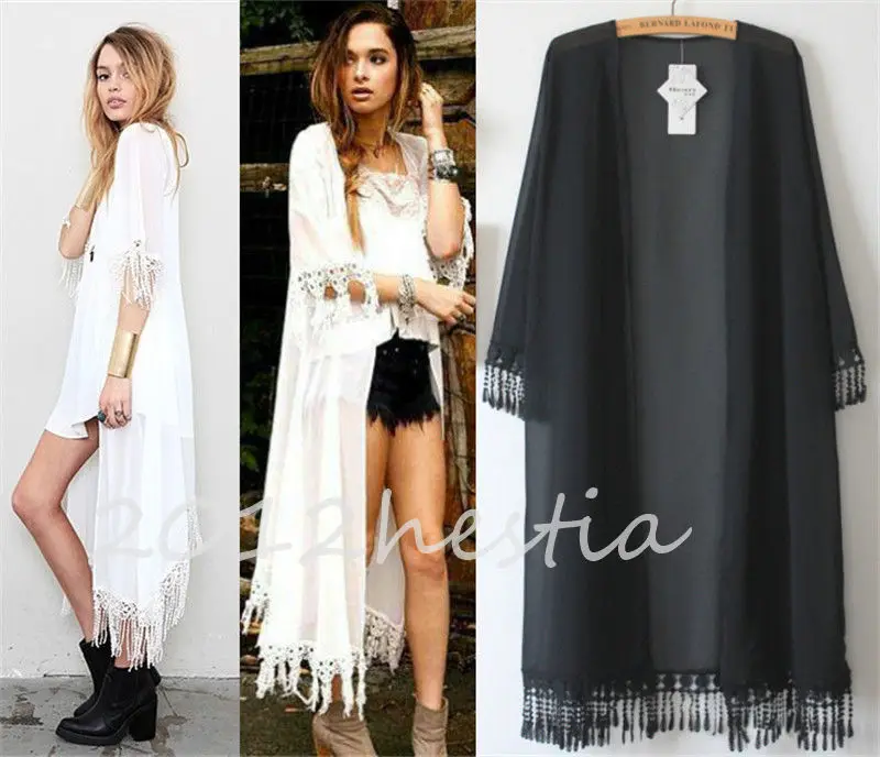 2018 женская летняя пляжная шифоновая одежда для плавания длинное платье с