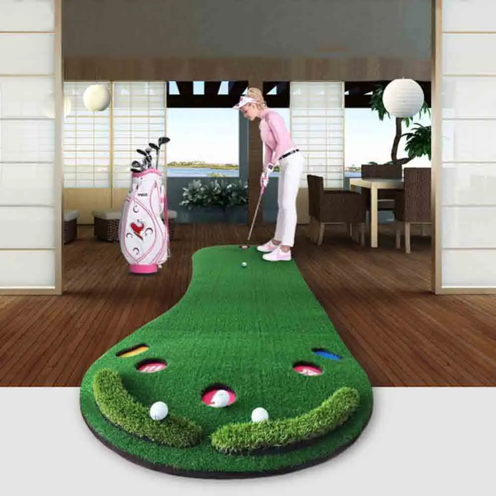 CRESTGOLF 9 84 фута комнатные коврики для гольфа зеленые тренировочные средства с
