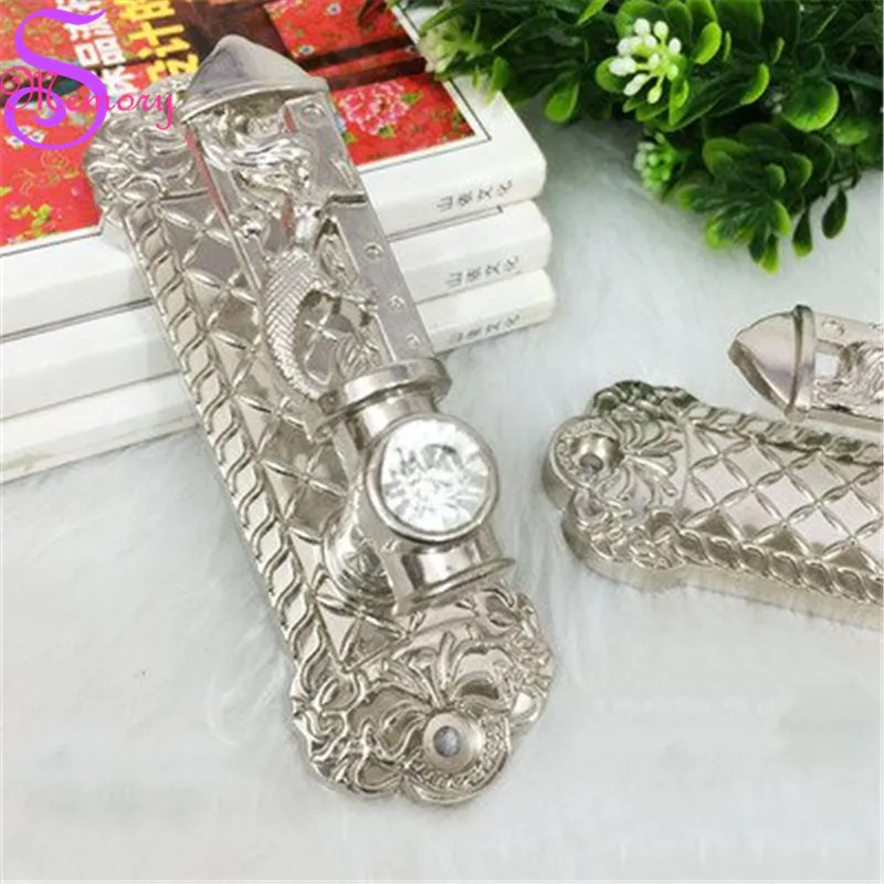 Роскошные Русалка занавес галстук задние держатели сплав кристалл Tieback стены