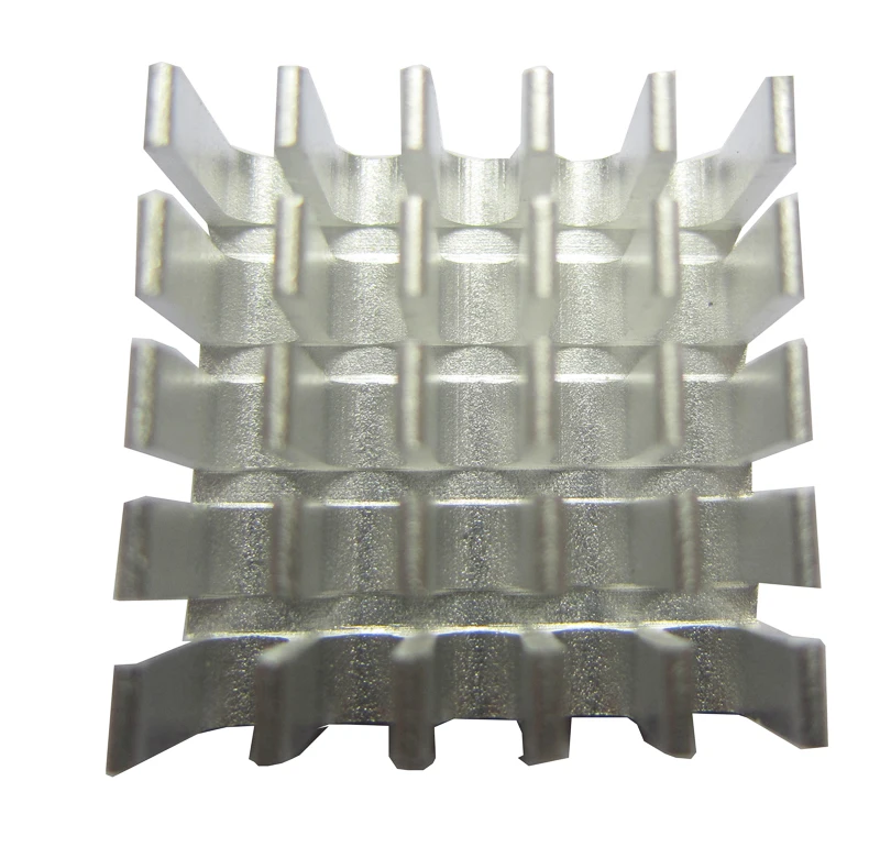 10 шт./лот алюминиевый радиатор с квадратным основанием 22*22*10 мм кулер для