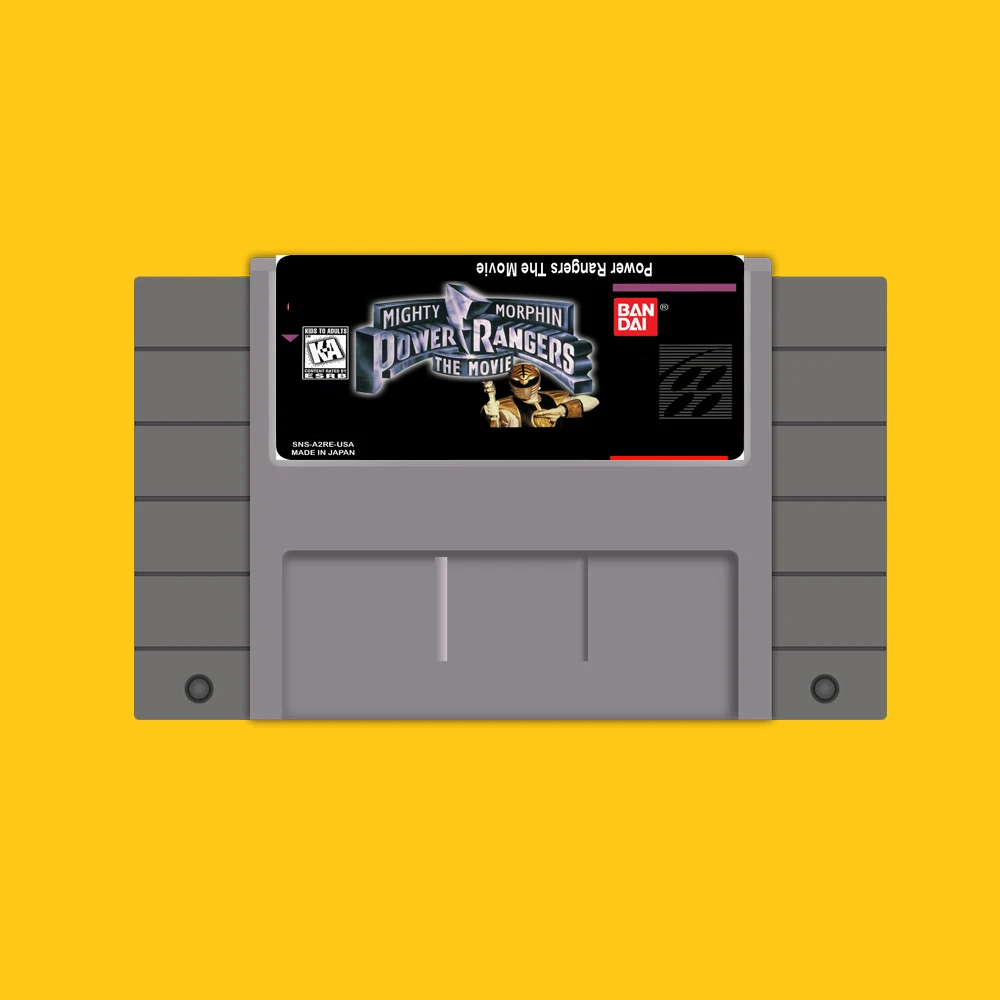 Хит 46 Pin 16 бит NTSC игровой Картридж Power Rangers фильм|16 bit|16 bit game cartridge16 cartridge |