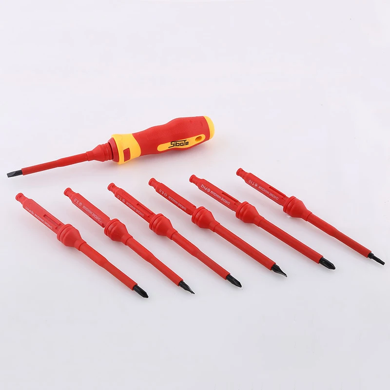 8 шт./компл. многоцелевой отвертка CR V изолированный высокий Напряжение бытовой