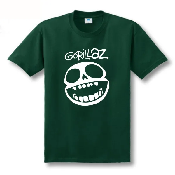 Футболка с надписью ECTIC Gorillaz черная музыкальная футболка в стиле рок панк унисекс