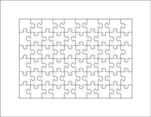 

Puzzle die A4-60pcs