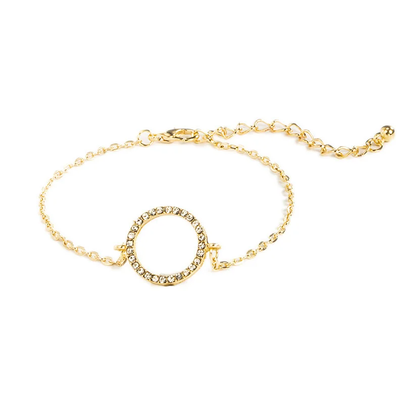 4 шт./компл. цепочка с золотыми звеньями браслет листьями для женщин простая