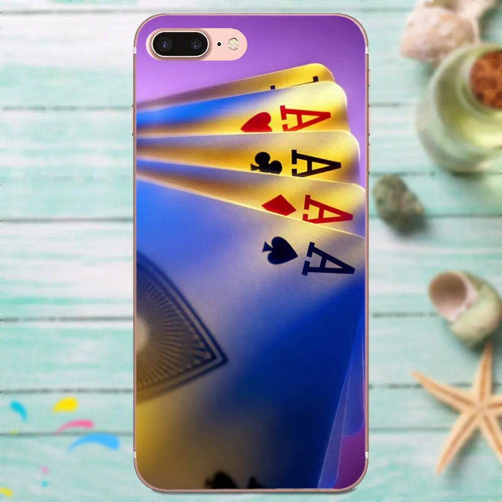 For Galaxy J1 J2 J3 J330 J4 J5 J6 J7 J730 J8 2015 2016 2017 2018 mini Pro Soft Cute Skin Poker Game Pair Kings | Мобильные телефоны
