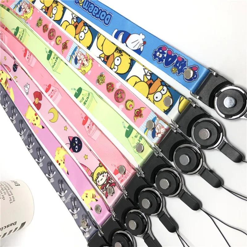 50 см чехол для телефона с рисунком из мультфильма ремешок на руку ключей ID Card Gym USB