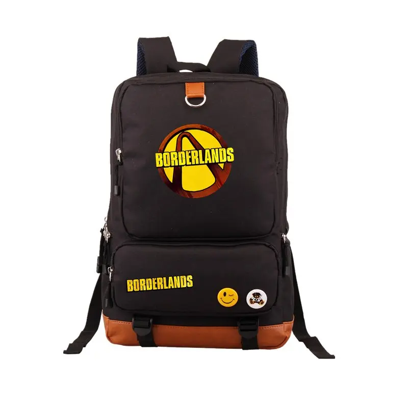 Горячая игра borderland рюкзак черный школьные сумки Bookbag Косплей геймер Дети Подростки плечо ноутбук дорожные сумки подарок