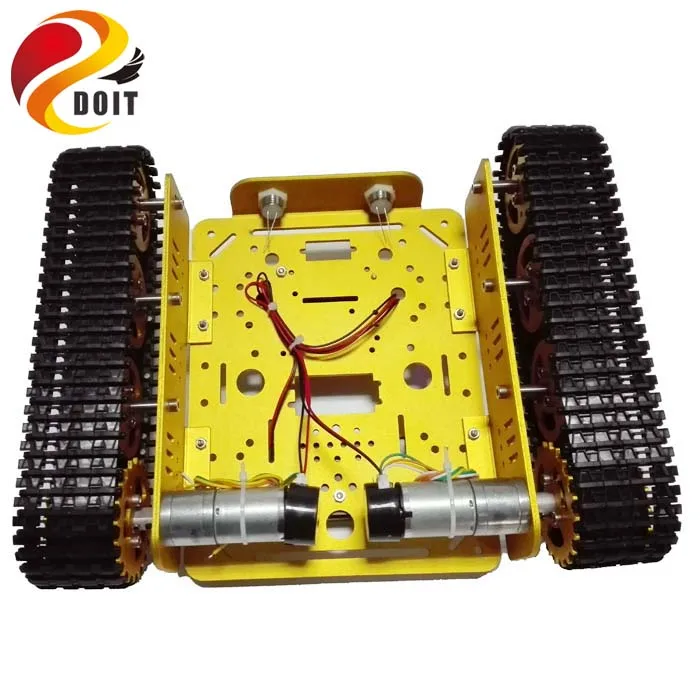 WiFi RC металлический бак T200 на Android/IOs телефон от ESPDuino Development Kit с 2 ходовым двигателем