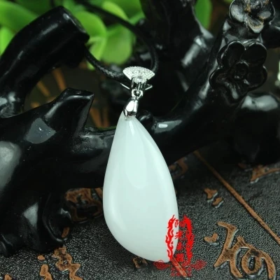 Синьцзян белая нефритовая подвеска в виде капли|Ловцы снов и подвесные
