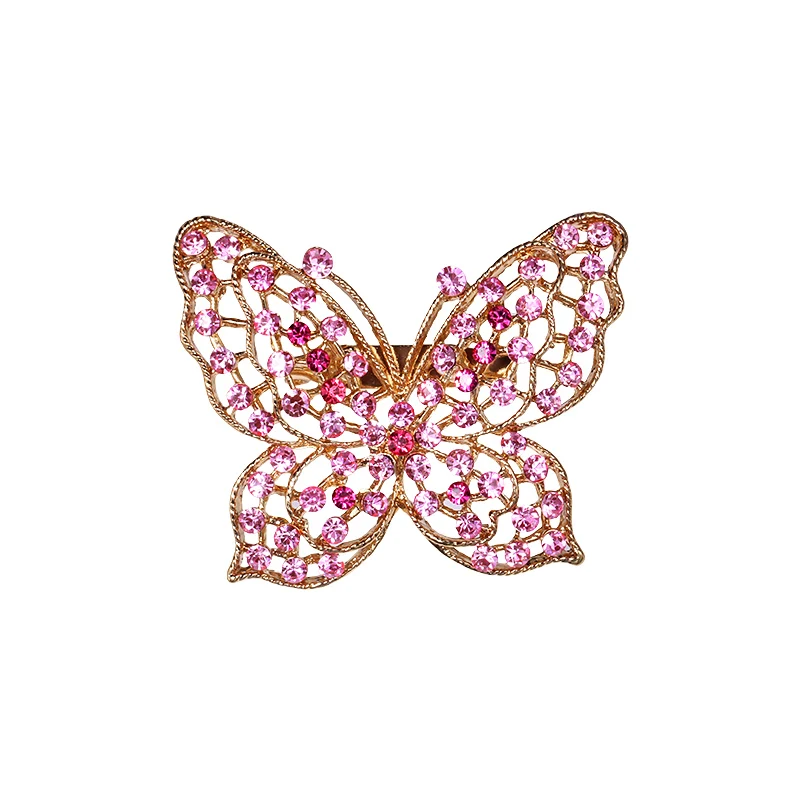 Стразы Бабочка Брошь для женщин женская бижутерия свадебное платье букет