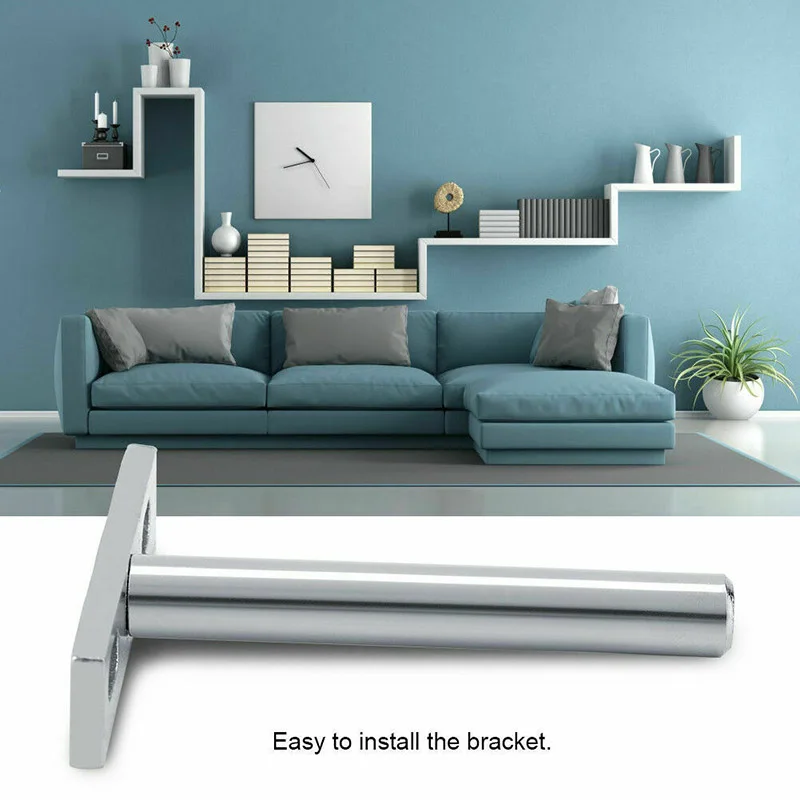 Домашняя Скрытая плавающая настенная полка кронштейн из нержавеющей стали