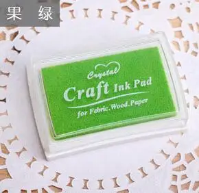1 Набор 14 шт DIY Красочные поделки Kawaii чернил pad Мультяшные печати Inkpad для Scarpbooking