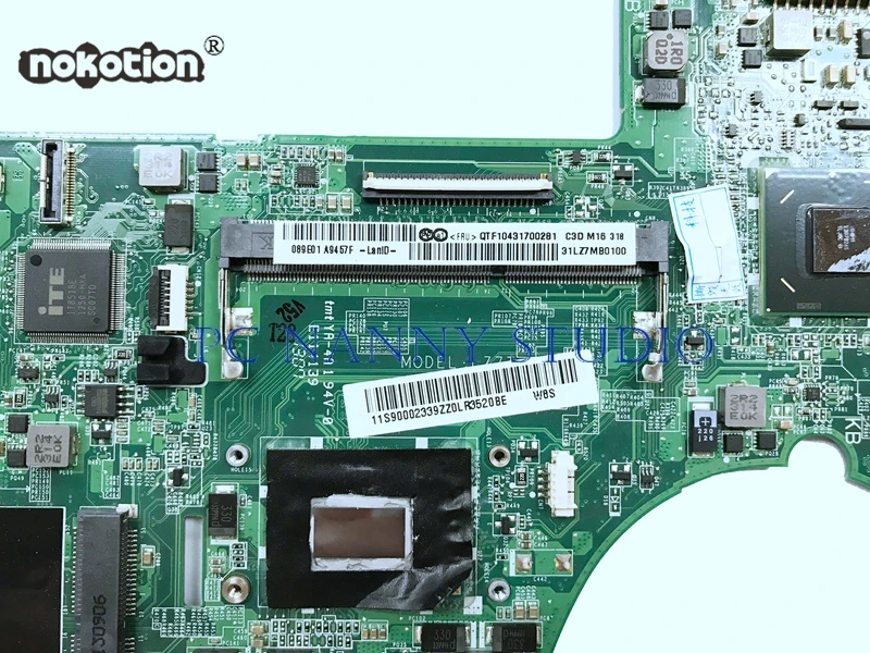 Материнская плата NOKOTION DALZ7TMB8C0 для lenovo U310 Touch I5-3317U DDR3 Intel HD Graphics | Компьютеры и офис