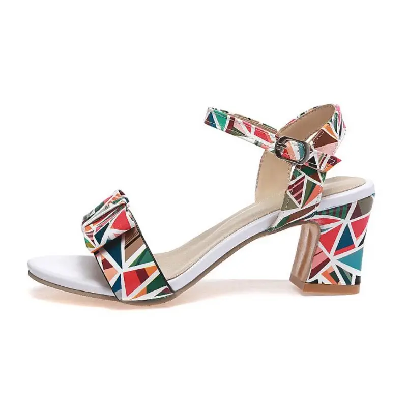 ZALAVOR/Модные женские босоножки на высоком каблуке толстом с ремешком щиколотке и