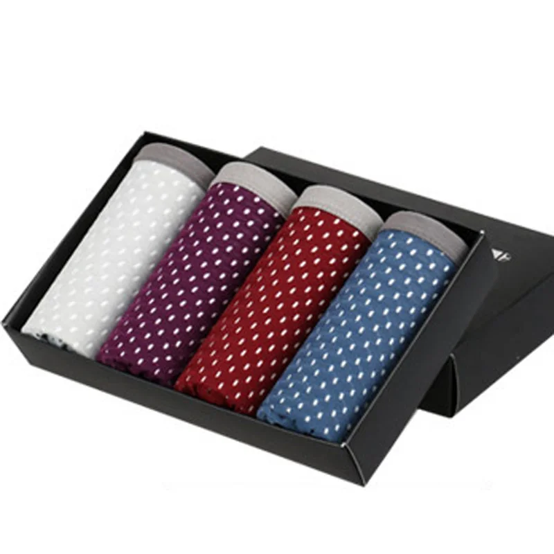 TANGNEST 2019 New Arrival Men Underwear One Box = 4 Pieces Random Color Fashion Good Quality Boxer Shorts Male Asian Size NNP150 | Мужская