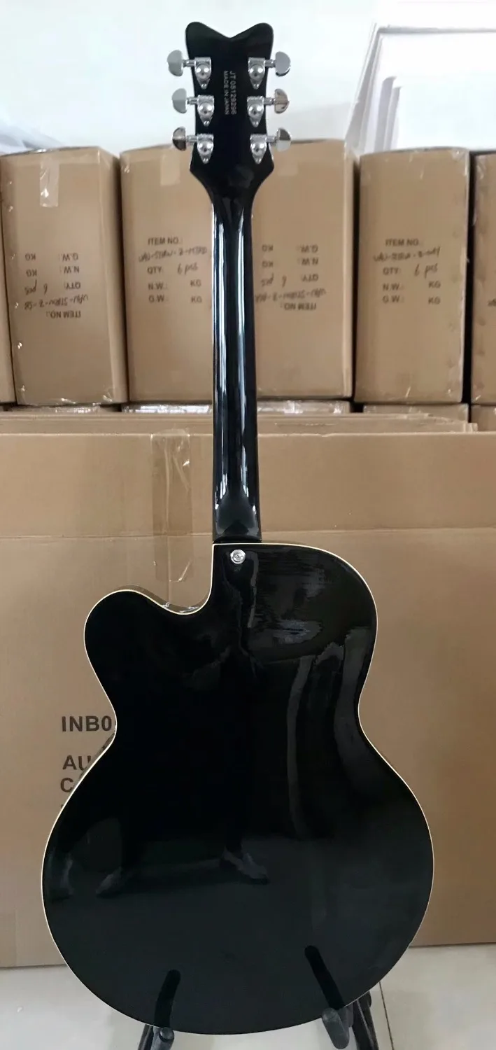 Китай OEM firehawk custom shop электрогитара полый джаз большая джазовая система вибрато