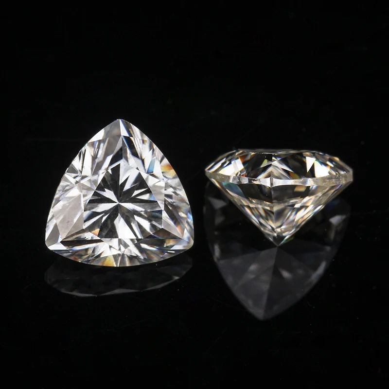 Триллион огранки 7*5 мм Синтетические алмазы камень свободные E/F Moissanite