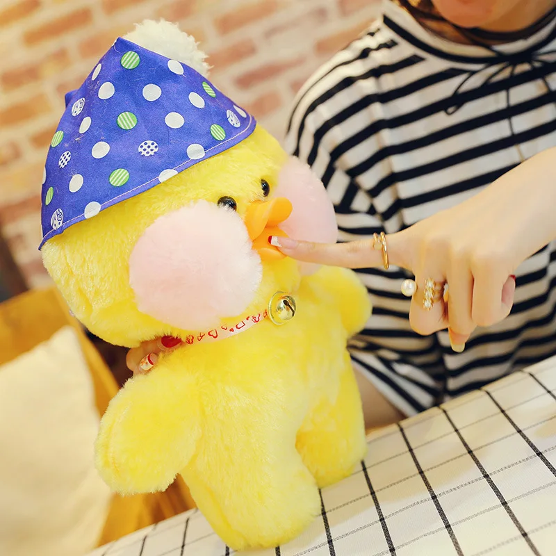 30 см лалафанфан Kawaii кафе Мими желтая утка плюшевая игрушка милая кукла мягкие