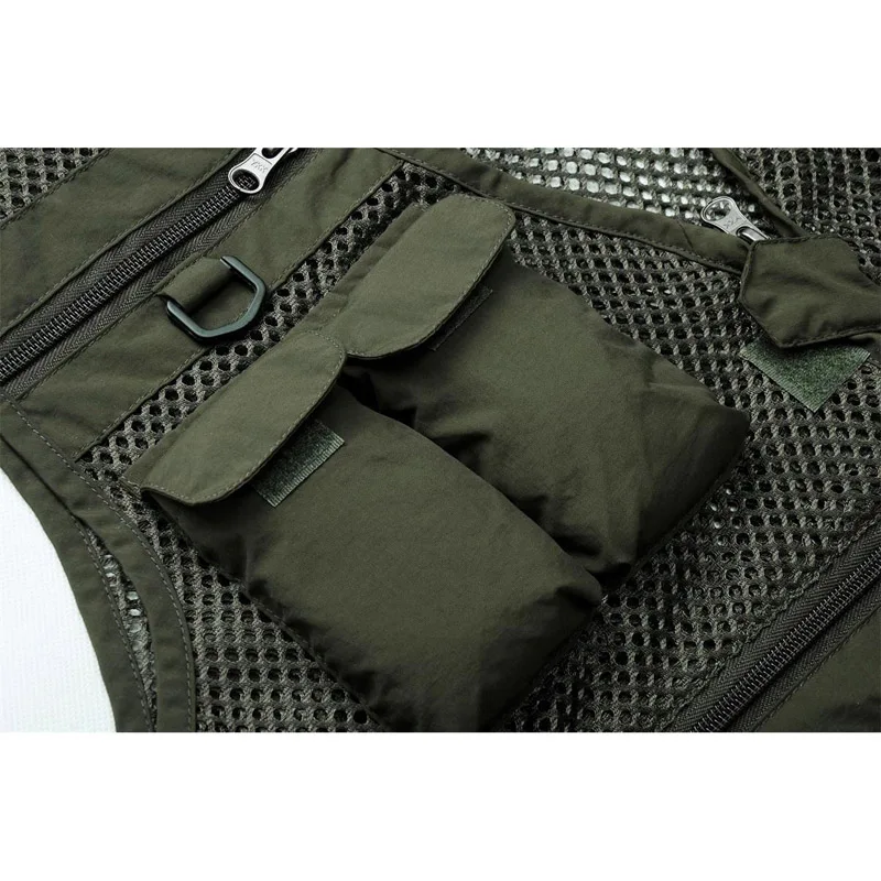 Летняя тактическая жилетка для рыбалки на открытом воздухе мужская