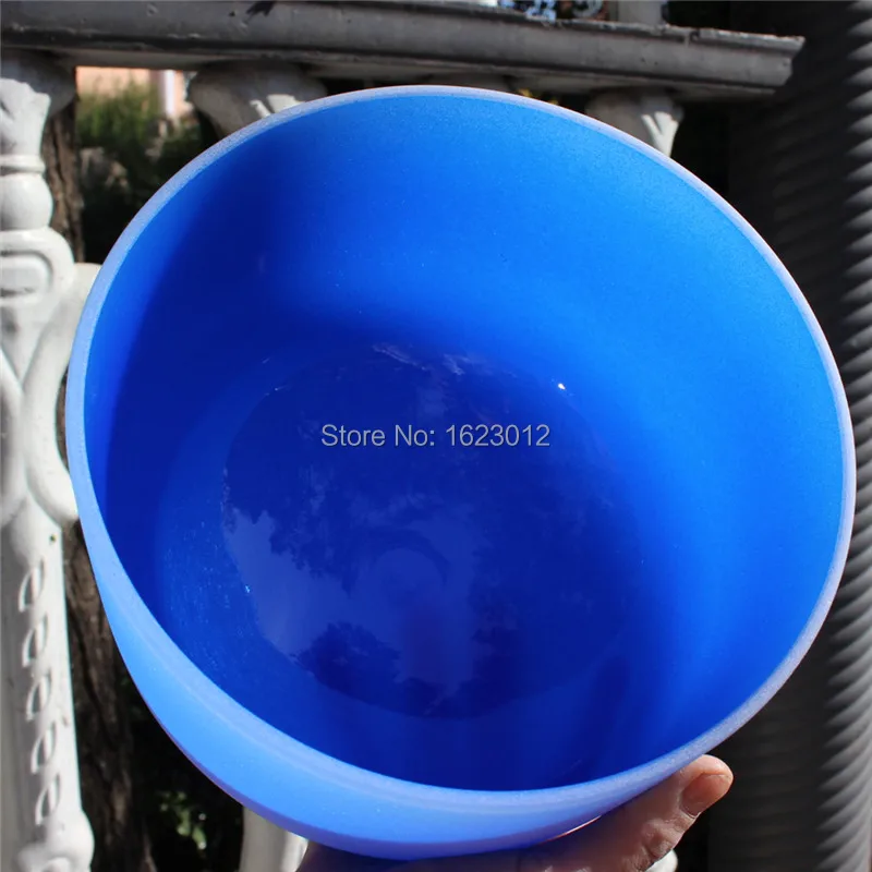 Матовые чаши для пения F Note чакры зеленого цвета с кварцевым кристаллом Поющая