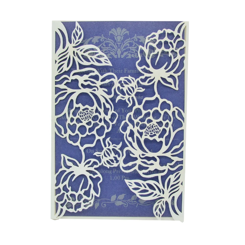 Лазерная резка приглашения quinceanera Свадебные incitations card | Дом и сад