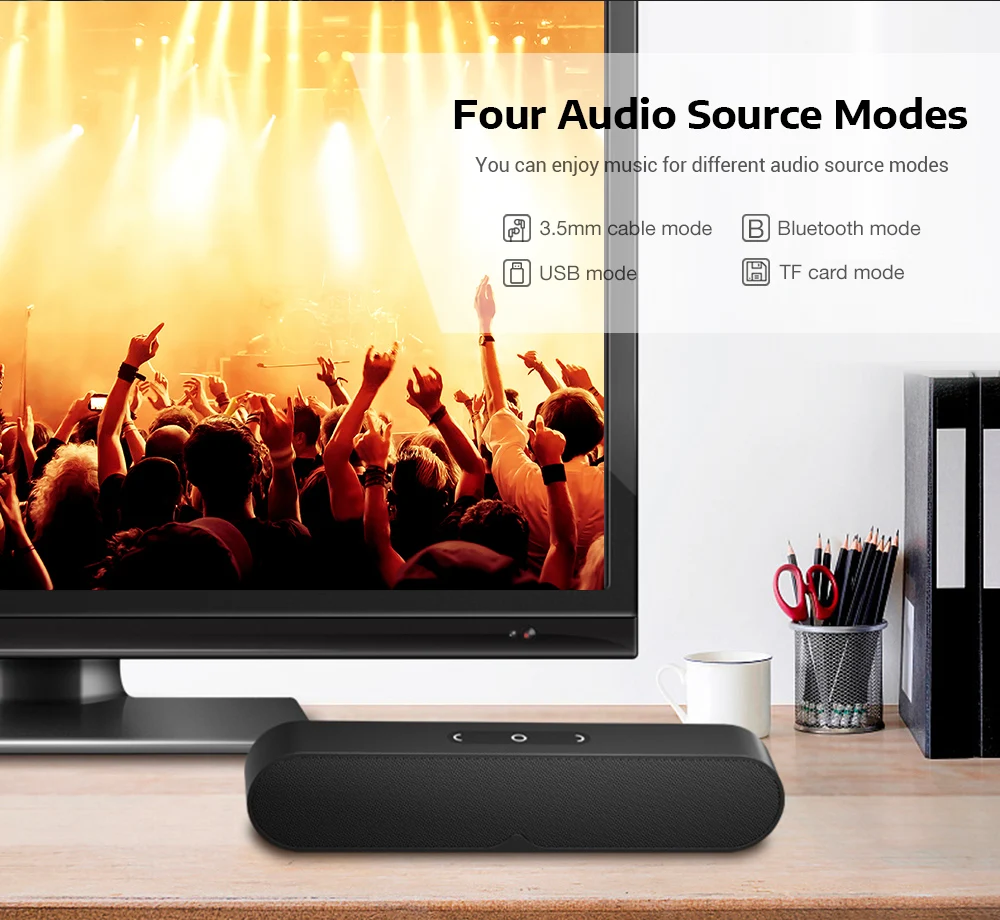 F1 Plus портативные колонки Smart Touch беспроводной динамик Bluetooth V4.2 стерео супер бас