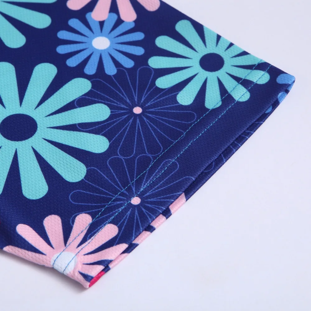 Футболка Sedrick мужская с цветочным рисунком Джерси коротким рукавом для езды на