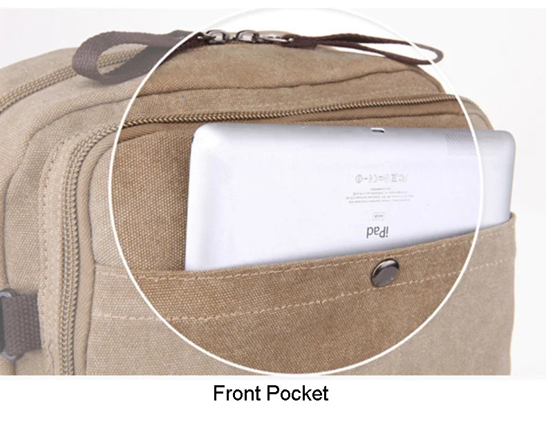 New Classic Men Canvas Travel Laptop Rucksack Shoulder BagsTeenage Boys Backpacks Large School Vintage Students Packet XA270WC