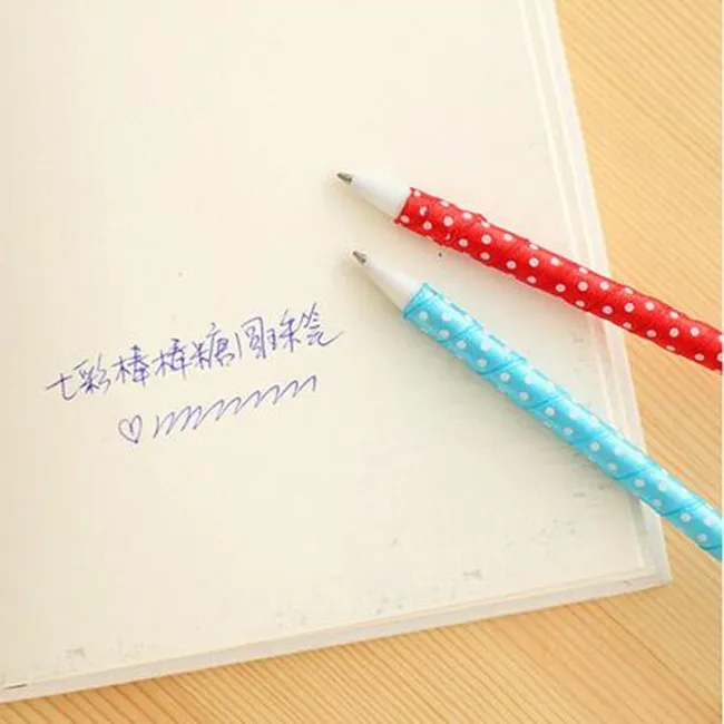 6 шт./лот Новинка леденец серии Шариковая ручка Красочные мультфильм шариковые