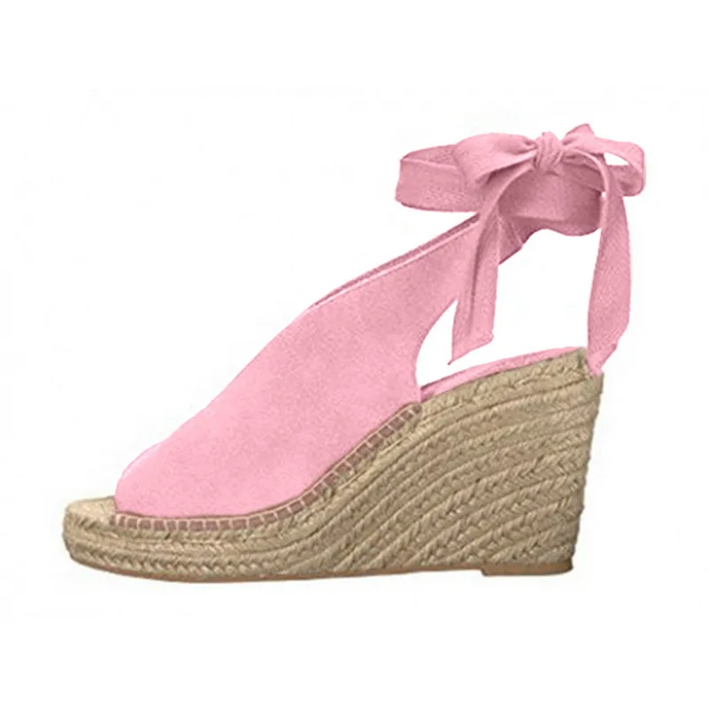 Сандалии LOOZYKIT женские замшевые босоножки на платформе и высоком каблуке с