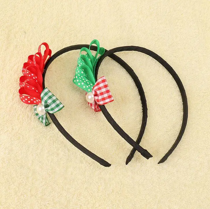 100 шт DHL Бесплатная доставка Рождественское украшение для волос девочки дети