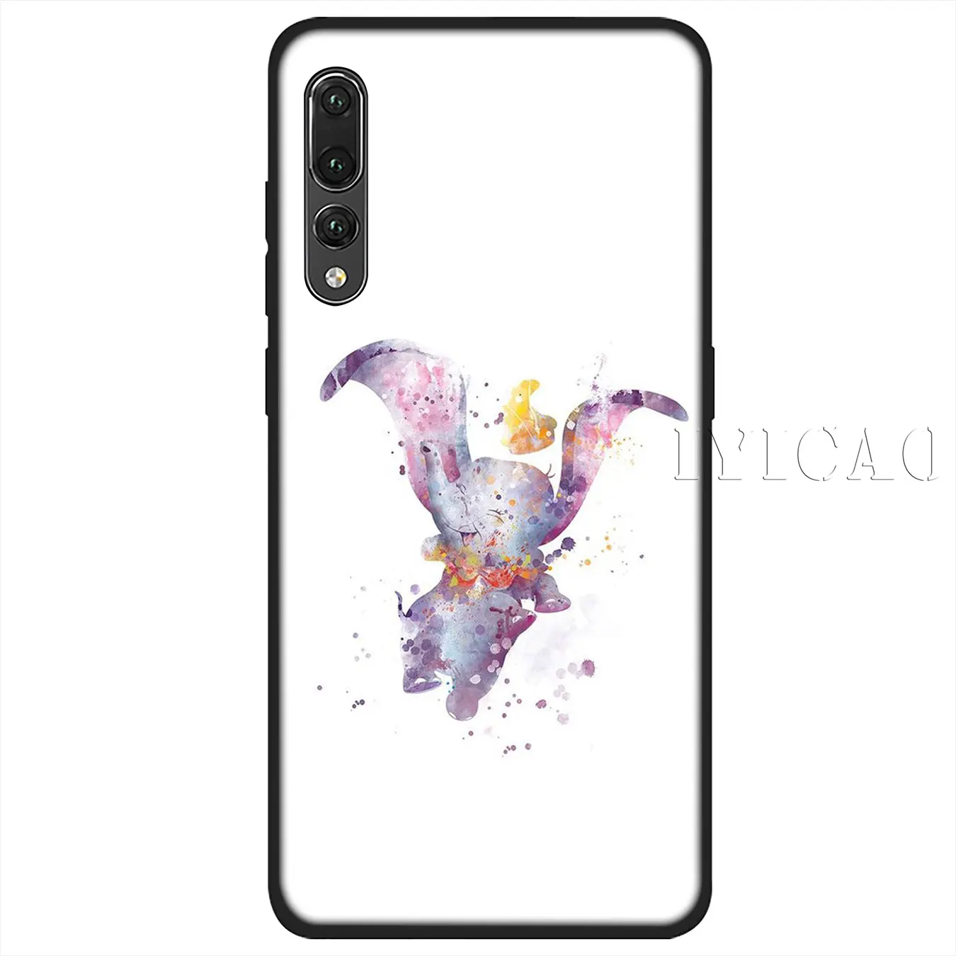 Мягкий силиконовый чехол для телефона IYICAO Dumbo elephant Huawei P30 P20 Pro P10 P9 P8 Lite Mini 2017 2016 2015 P