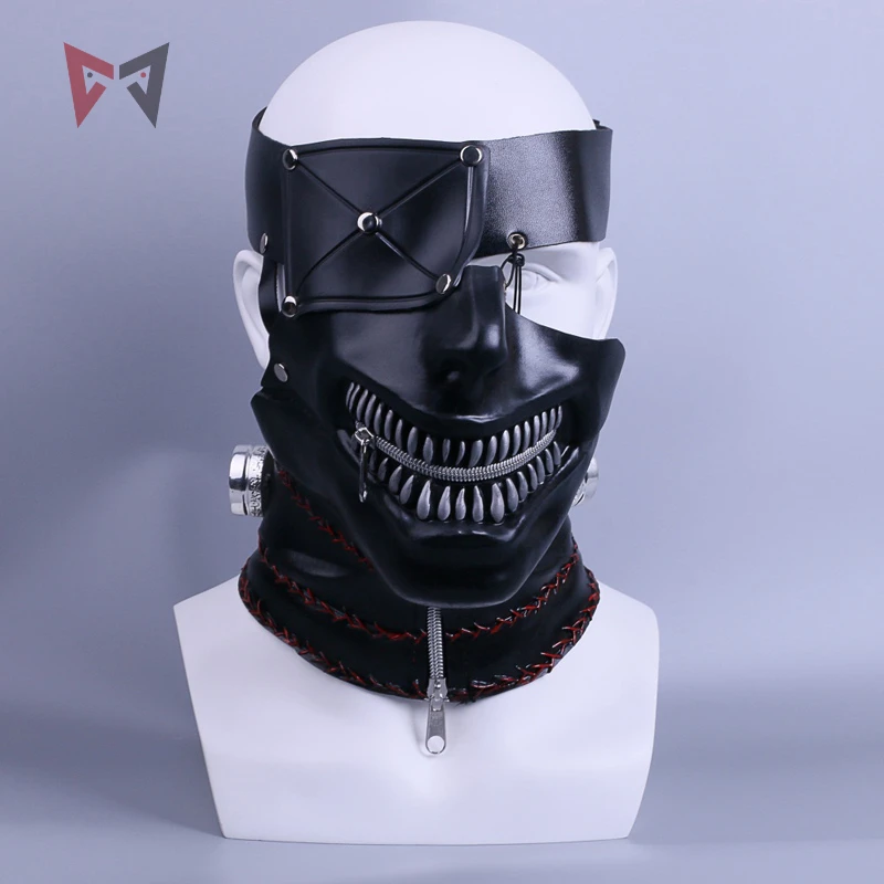 MMGG фильм Токийский Гуль косплей Kaneki Кен косплей маска Хэллоуин маска реквизит