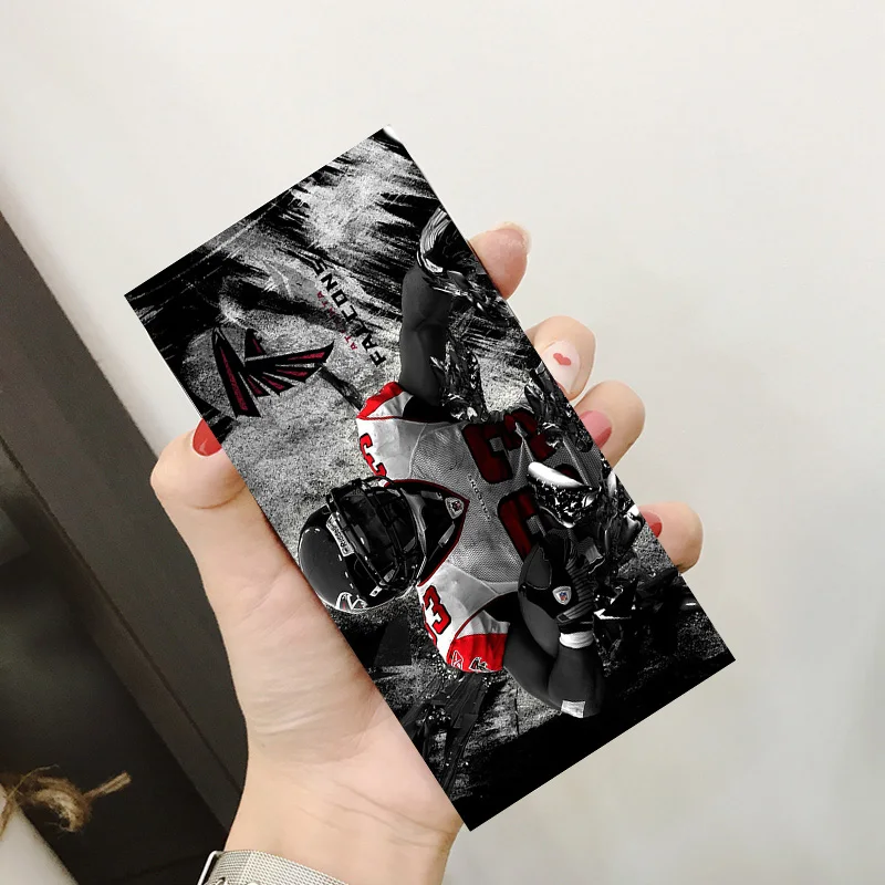 Yinuoda Atlanta Falcons чехол для телефона NFL Matt Ryan Iphone DIY рисунок мягкий TPU X XR XS MAX 7 8 plus 6 S 5s SE 5