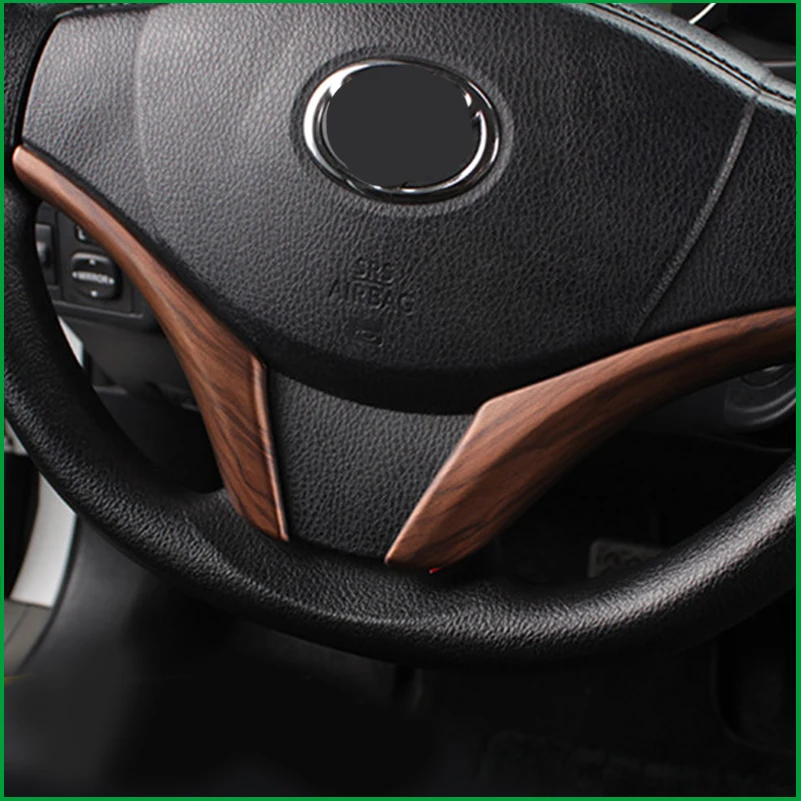 Отделка Руля наклейка блестки крышка отделка интерьера для Toyota Vios TRD Sportivo 2015