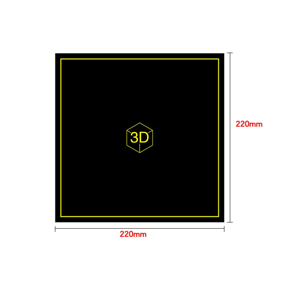 Parts Magnetic Sticker Self Adhesive Printing Bed Tape Heat Square Build 3D Plate Label Platform | Компьютеры и офис