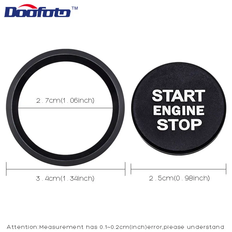 Doofoto автомобильный двигатель старт стоп система крышка автомобиля Стайлинг