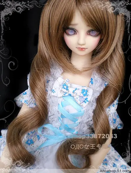 Одежда для куклы BJD/SD/небесно голубое цветочное кружевное платье принцессы