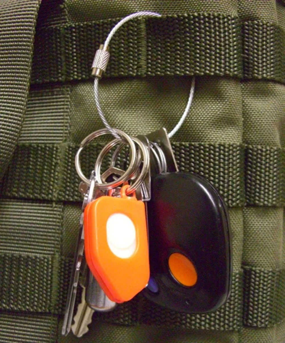 5 шт. инструменты для кемпинга брелок из нержавеющей стали шнур походов набор