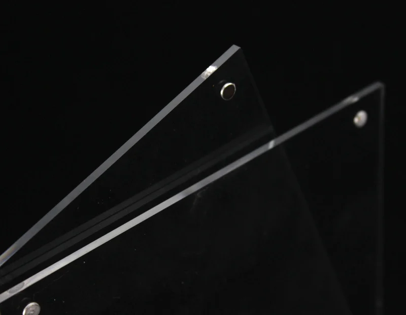 А4 акриловая настольная стойка дисплей ценник знак этикетка карта фото рамка