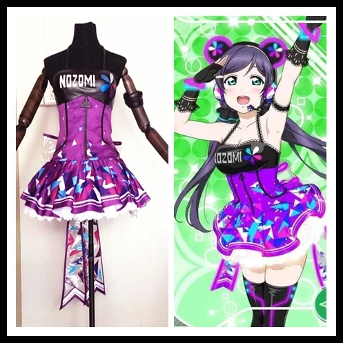 Lovelive Maki Nishikino мини Кодори светодиодная Фея Idolized горничная униформа Пробуждение